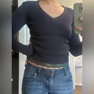 John Galt V neck sweater